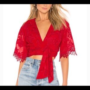 NWT Lovers & Friends Yvette Crop Top